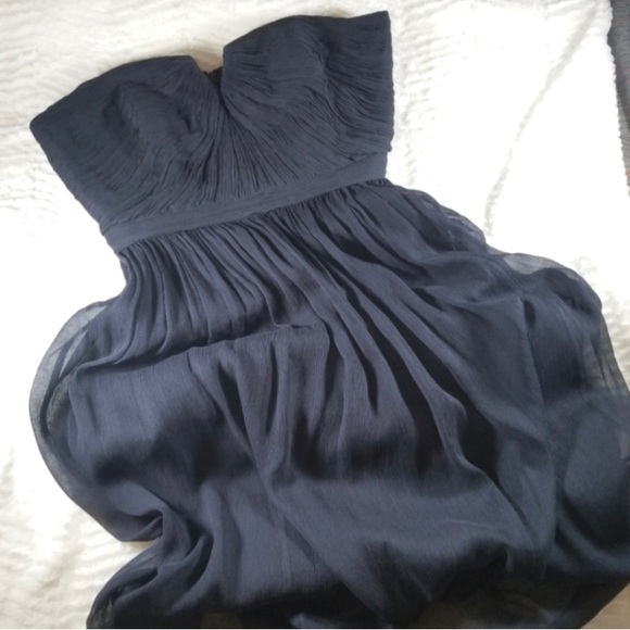 JCrew Silk Chiffon Strapless Dress - Picture 6 of 6
